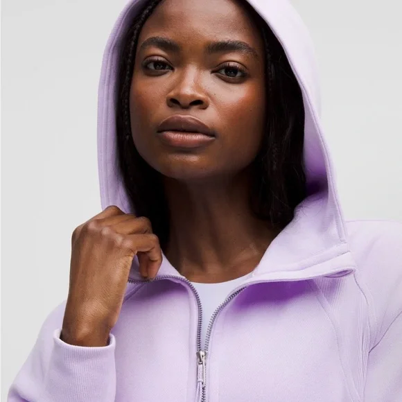 Lavender Frost-Sz XS/S -Lululemon Full Zip Scuba - Picture 4 of 6